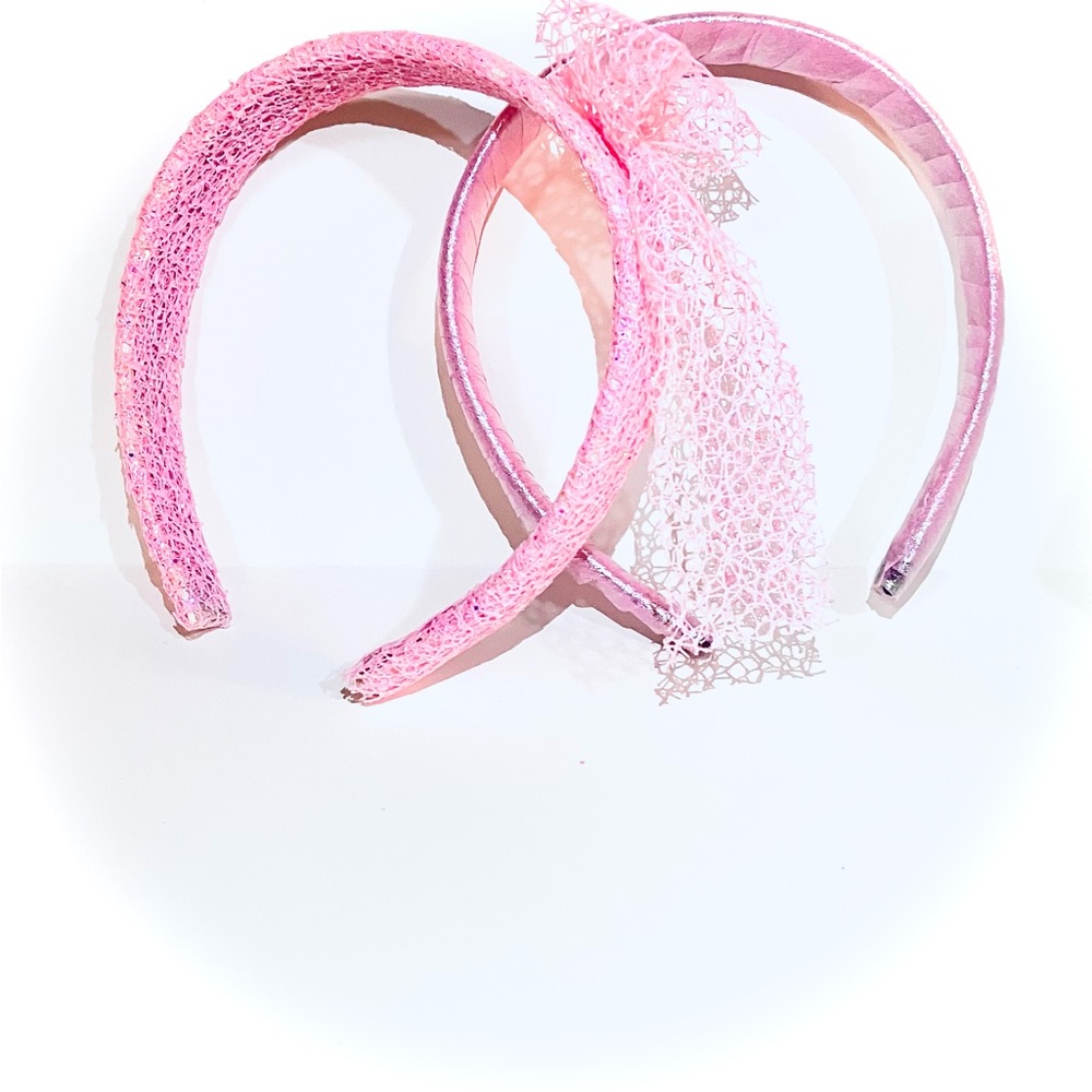 Pink Glittery Hair Bow